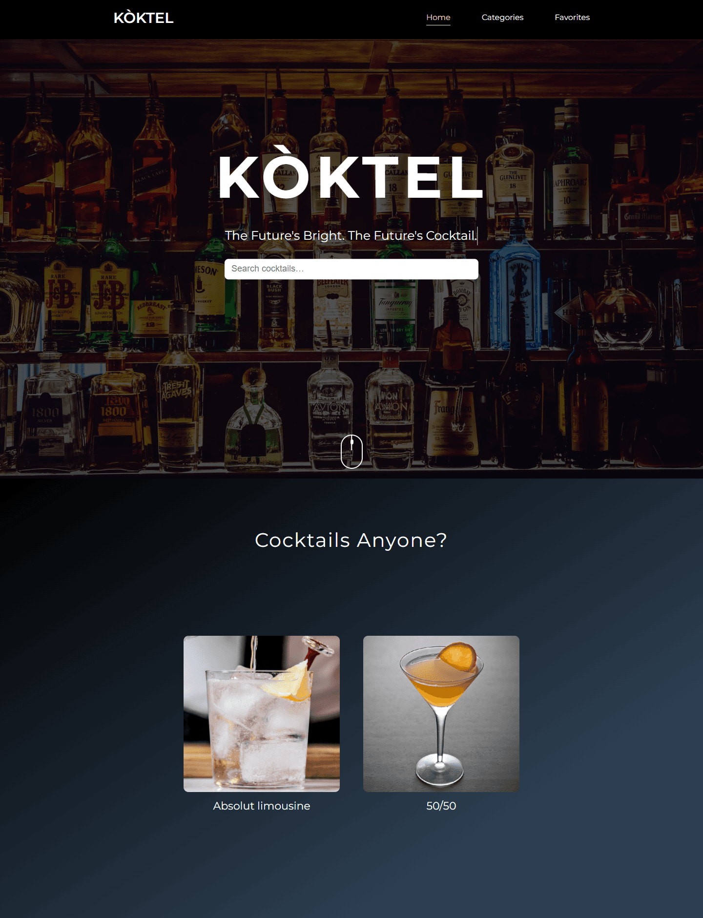 KÒKTEL Homepage
