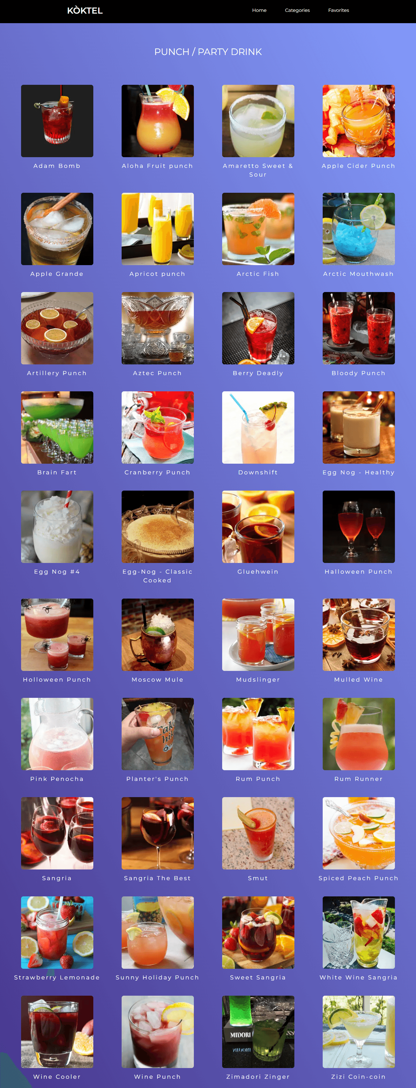 KÒKTEL Punch Party Drink